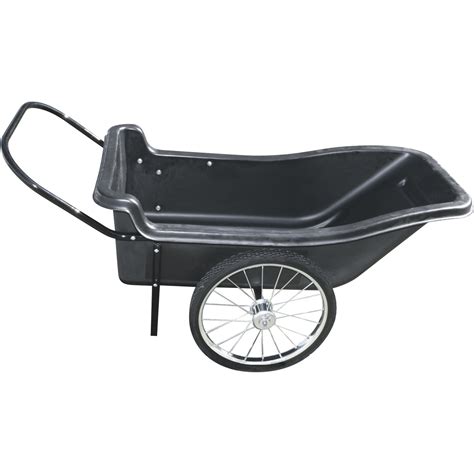 Polar Trailer Poly Utility Cart, 400-Lb. Capacity, 10 Cu. Ft., 52in.L x 26in.W, Model# 108376 ...