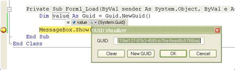 Image result for Visual Studio Create GUID