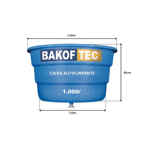 Caixa de Agua Reservatorio Fibra de Vidro Autolimpante 1000 litros ...