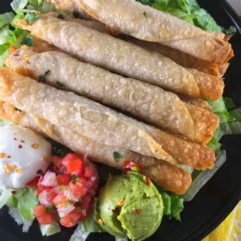 Frozen Flautas in Air Fryer (Taquitos Recipe)