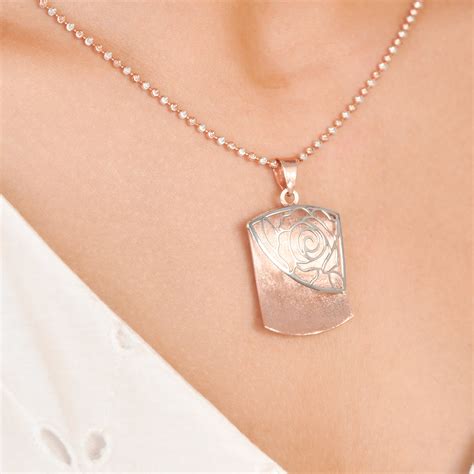 KIORAH | Rose Gold Necklace - 925 Sterling Silver (4.81 gms) – Kiorah