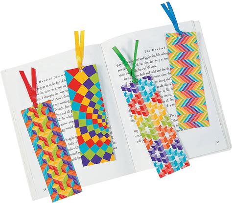 Fun Express Laminated Optical Illusion Bookmarks - India | Ubuy