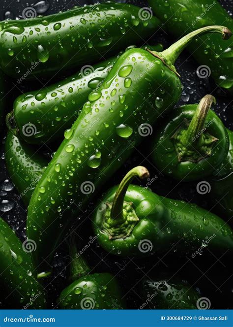 Fresh Jalapeno Peppers Being Rinsed and Ready To Be Eaten Stock ...