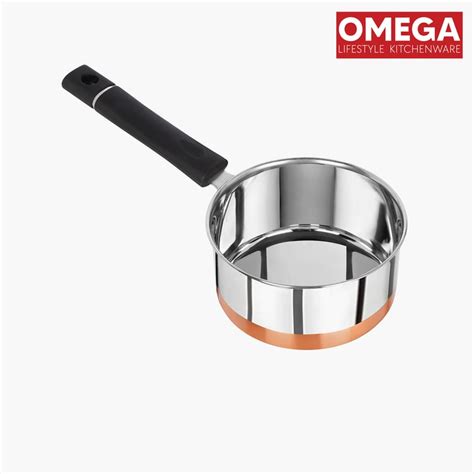 Buy OMEGA Stainless Steel Sauce Pan - 1.4L from Omega at just INR 1405.0