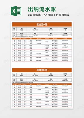 家庭消费流水帐excel模板下载-包图网