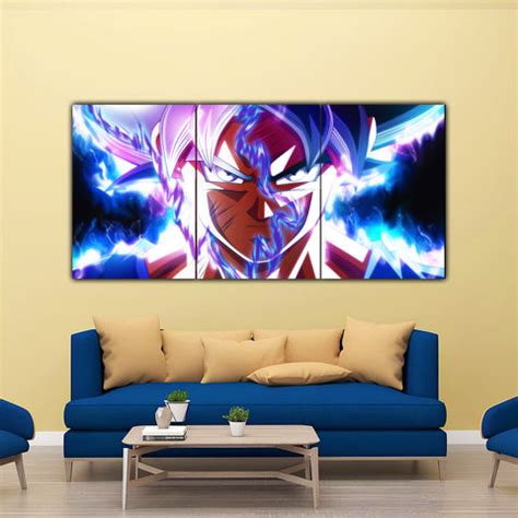 Goku Ultra Instinct Split Poster – Frame Kro
