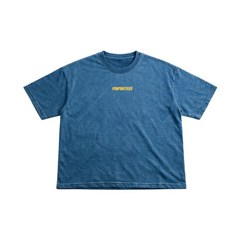 Denim Wash Boxy Fit T-Shirt India – PUMPINGTIGER
