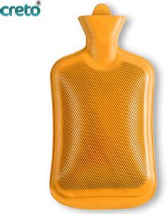 CRETO Leak Proof Pain Reliever Durable Non Electric 1 L Hot Water Bag ...