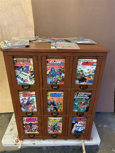 9 Drawer Comic Book Storage and Organization Cabinet - Etsy