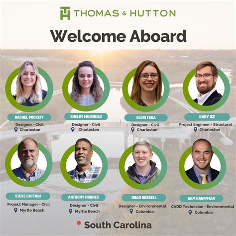 Thomas & Hutton Welcomes Eight New Hires In Our South Carolina Regions ...
