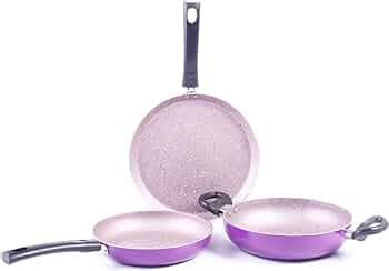Wonderchef Valencia Non-Stick Cookware 3 Piece Set | Kadhai, Fry Pan ...