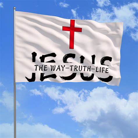 Amazon.com: Jesus Flag, 3x5 Outdoor Double Sided 3 Ply Garden Flag : Everything Else