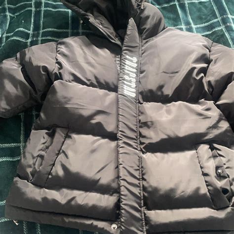 trapstar puffer Barcode for authentication Reliable... - Depop