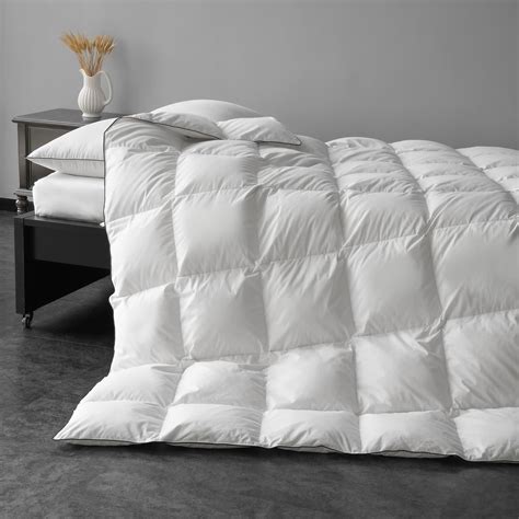 Amazon.com: MAXICOZY Down Fiber Comforter Twin Size, White Down Fiber ...
