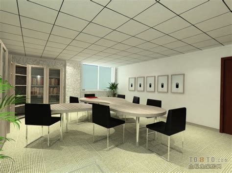 办公室室内效果图3d模型源文件源文件__室内模型_3D设计_源文件图库_昵图网nipic.com