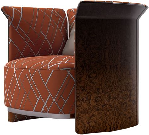 宾利现代橙色客厅大众休闲椅_设计素材库免费下载-美间设计