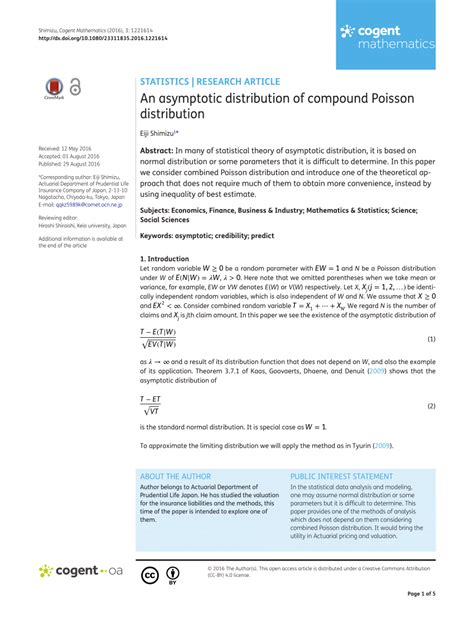 Image result for Compound Poisson distribution Compound Poisson Applications