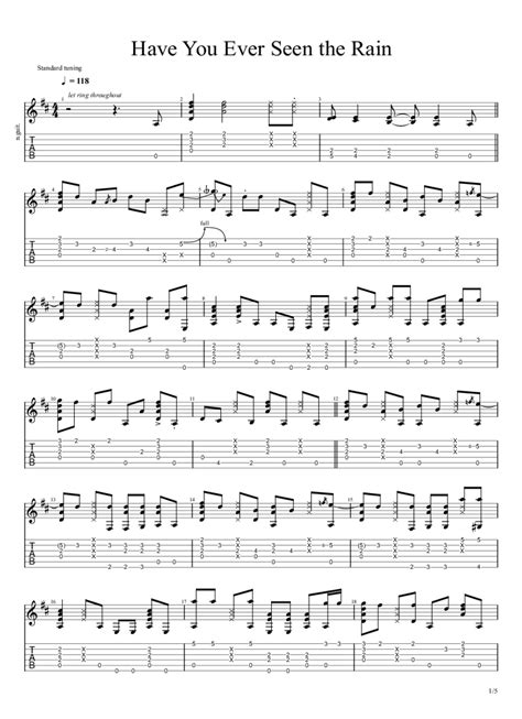 How To Play Have You Ever Seen The Rain On Guitar Chords at Wilfred Mccarty blog - sound of rain chords