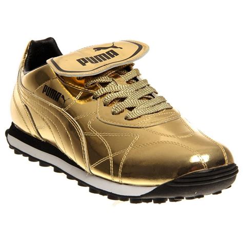 PUMA Select Metallic Gold/Black Men's Avanti x 24K Gold Runners 13M