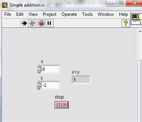 Image result for LabVIEW for Loop Simple Program