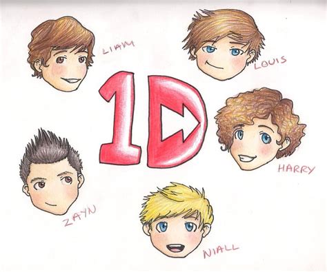Image result for One Direction Cartoon Characters