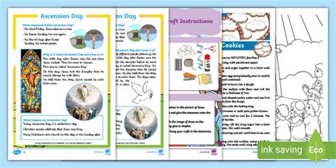 Ascension Day Resource Pack First Level (teacher made)