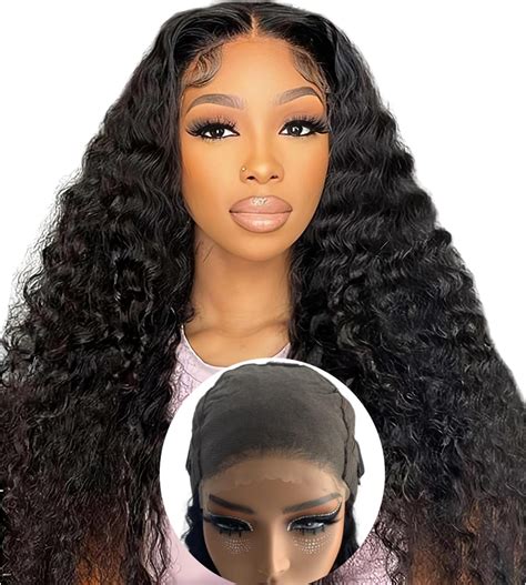 Amazon.com : ONICE Wear And Go Glueless Wigs Human Hair Pre Plucked 5x5 ...