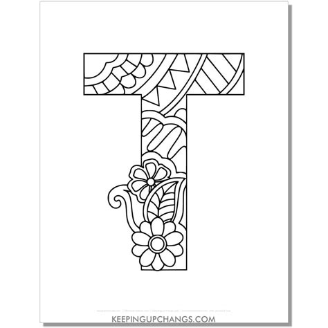Coloring Printable Letter T Coloring Pages Only On X: "Letter T