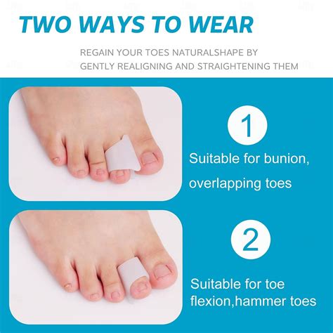 Hammer Toe Straightener Corrector - Toe Spacers Toe Separators for ...