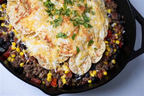 Fast & Easy Ground Beef Taco Skillet Recipe | LGCM