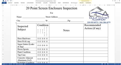Entry #16 by Astrasatrasa007 for Make Inspection Checklist Look Great ...