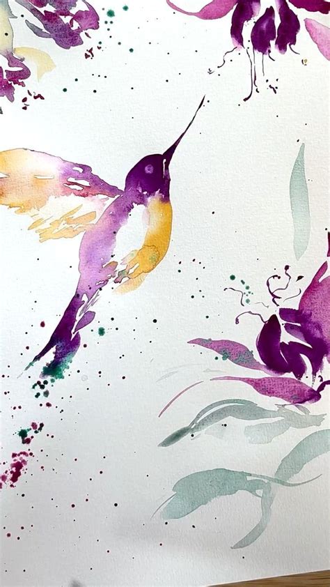 Image result for How to Paint Hummingbirds Tutorials
