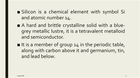 What is silicon chips | PPTX