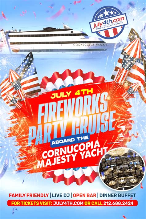 Cornucopia Majesty 4th of July Party | New York July 4th 2024