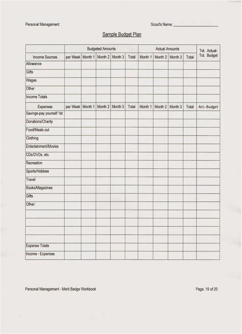 Physical Fitness Merit Badge Worksheet - Printable Word Searches