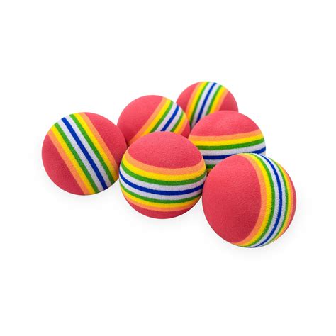 Slazenger | Multicolored Practice Foam Balls Pack of 6 | Sports Direct