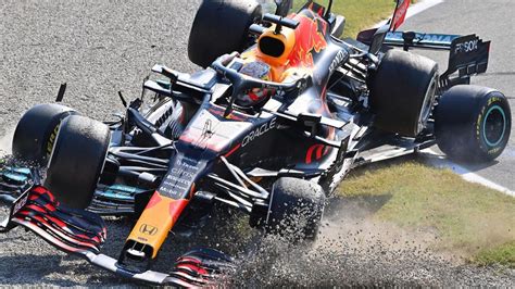 Max Verstappen given three-place grid penalty for Lewis Hamilton ...