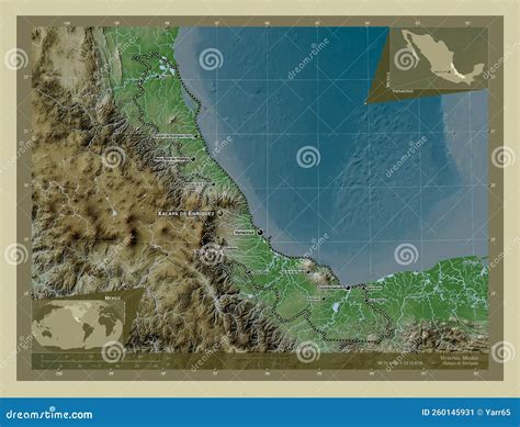 Veracruz, Mexico. Wiki. Labelled Points of Cities Stock Image - Image of administrative, xalapa ...
