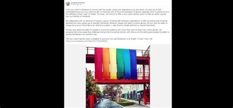 Facebook New Feature, Introduces Transgender And Gender Neutral As User ...