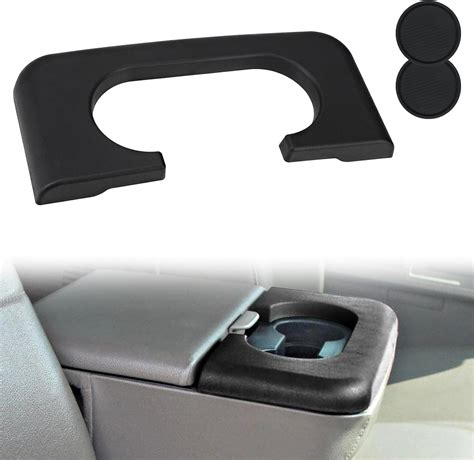 Amazon.com: Center Console Cup Holder Replacement Pad Black Compatible ...