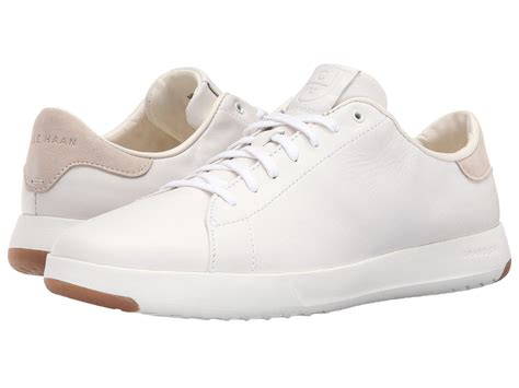 Cole Haan Grandpro Tennis Leather Sneakers in White for Men - Save 1% ...