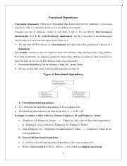 Functional Dependency Examples 的图像结果