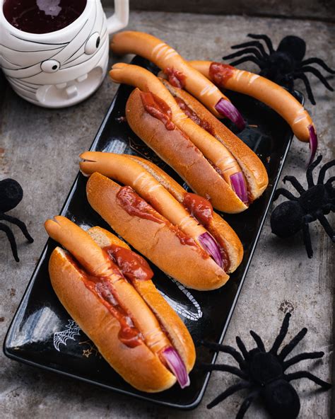 Halloween Hot Dogs - Cute Cottage Overload aus dem Rosa Haus