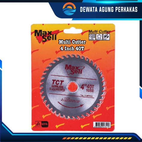 Jual Mata Gerinda Potong Kayu PVC Alumunium Tulang 4 Inch Saw Blade 4 ...