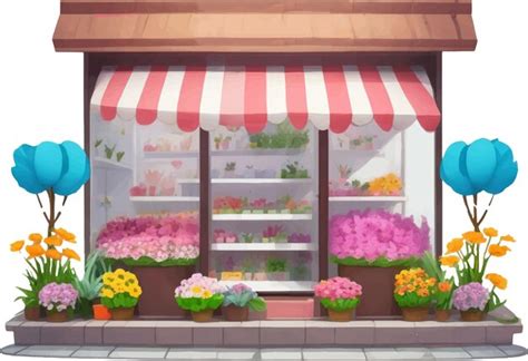 Flower Shop Cartoon 的图像结果