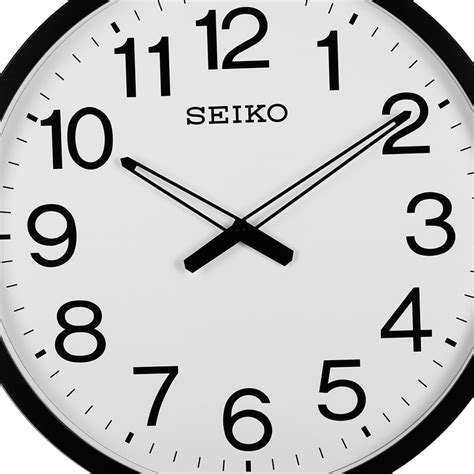 QXA563K Black Large Dial Clock – SEIKO CLOCKS INDIA