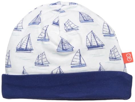 Buy Magnificent Baby Infant Reversible Hat, Tall Ships Blue, NB-3M at ...