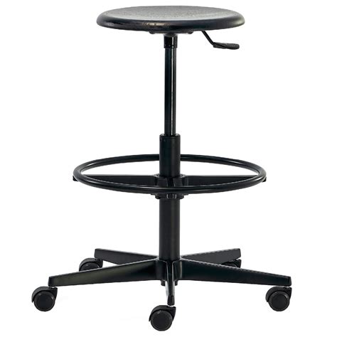 Swivel stool Mr. Round High Chair (Wood) by Richard Lampert