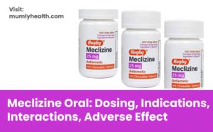 How Long Meclizine Oral Stay In Your System