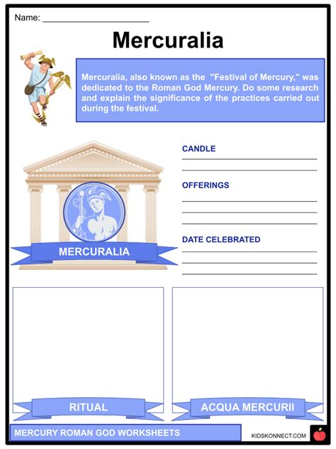 Roman God Mercury Facts & Worksheets | Mythology & Symbolism